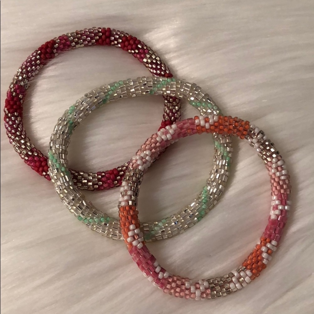Lily and Laura Beaded Bracelet Bundle
